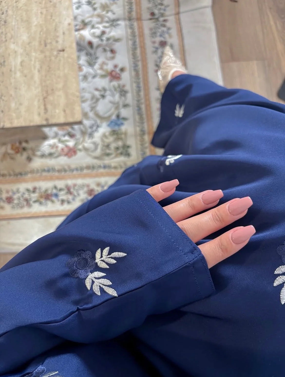Premium Aliya Embroidered Abaya Premium Quality