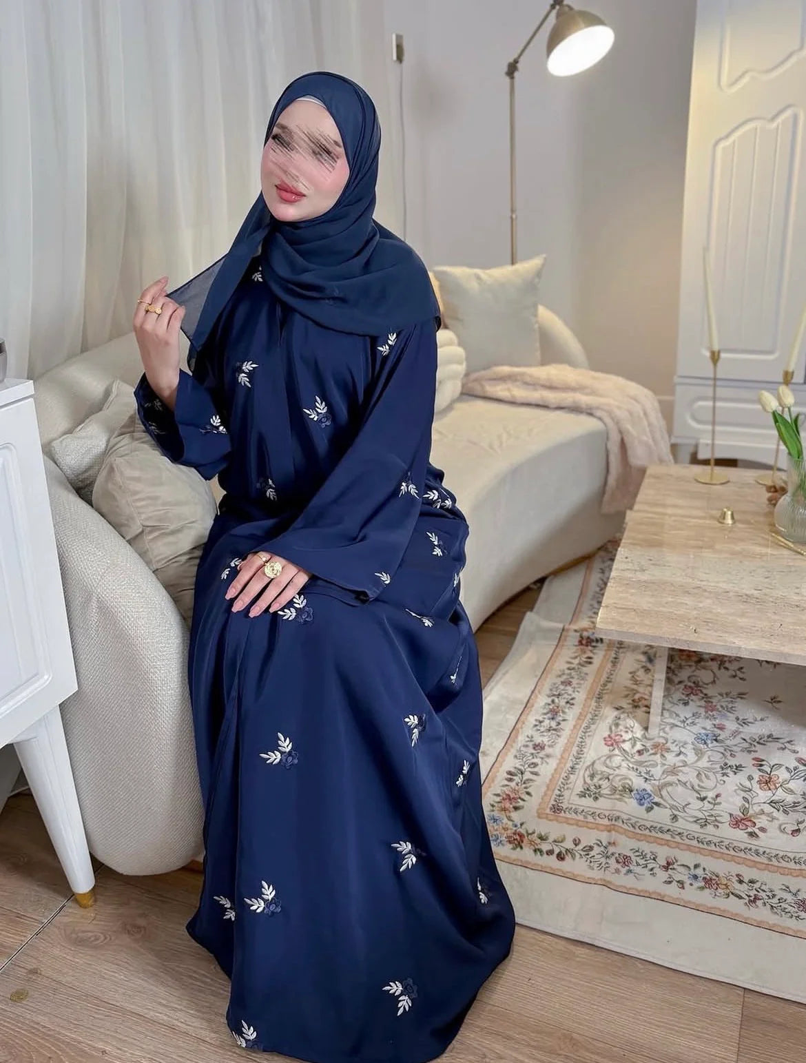 Premium Aliya Embroidered Abaya Premium Quality