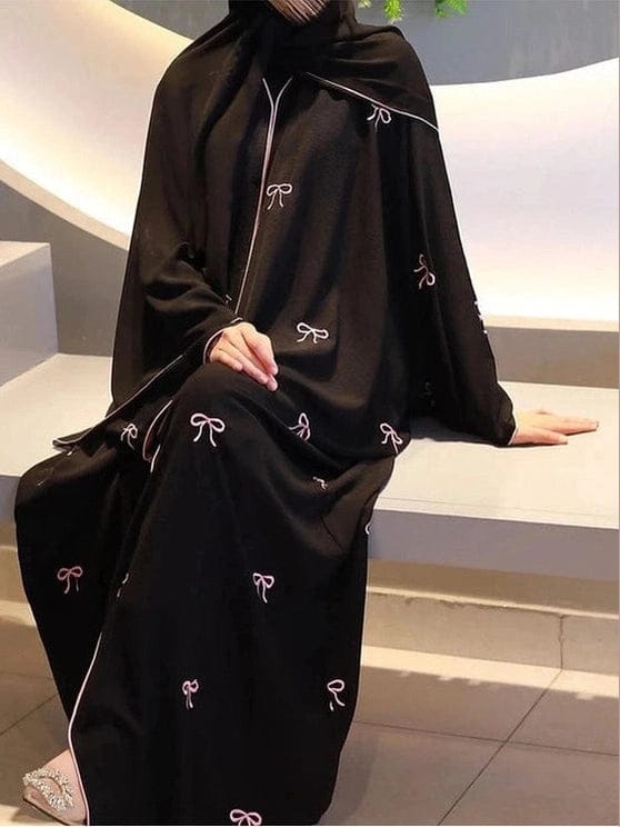 TRENDY LUXE BOW ABAYA