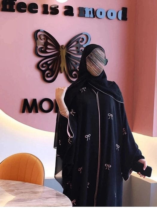 TRENDY LUXE BOW ABAYA