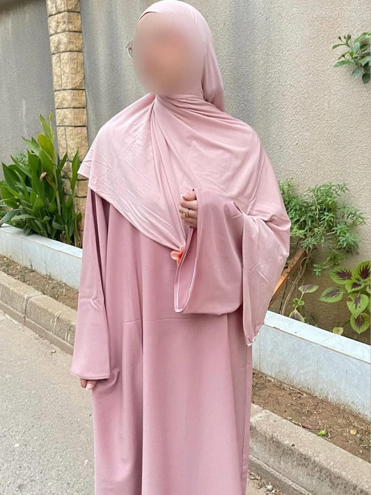 PREMIUM PINK BASIC ABAYA
