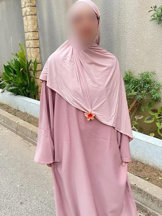PREMIUM PINK BASIC ABAYA