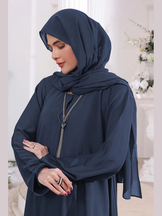 OMAIMA BLUE ABAYA